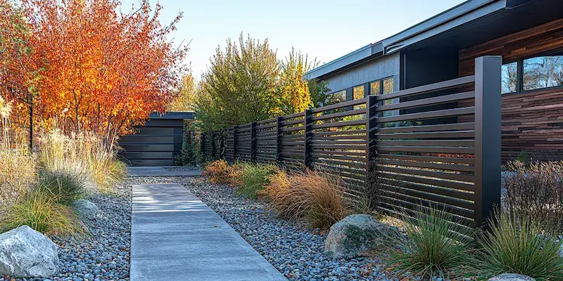 Metallzäune aus Polen mit montage