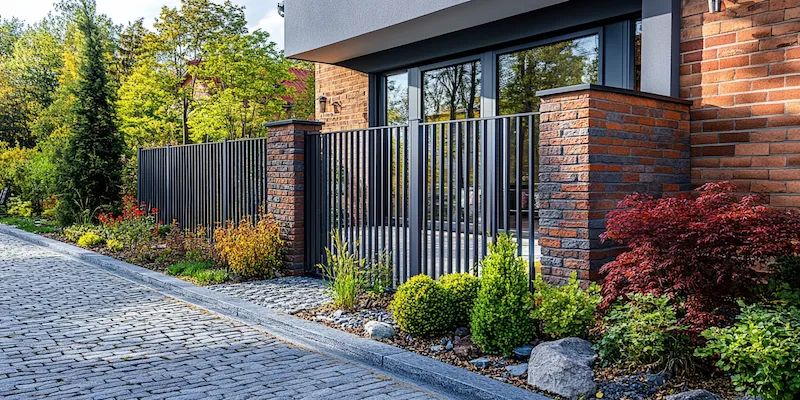 Metalzaune aus Polen