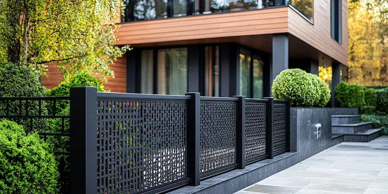 Schmuckzaun aus Polen