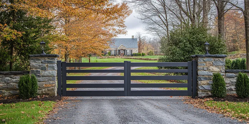 Zäune aus Polen mit montage